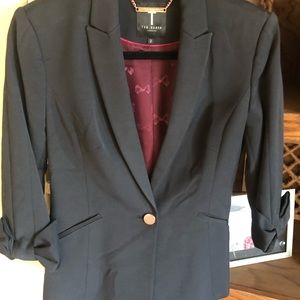 Ted Baker gorgeous black womans blazer size 2